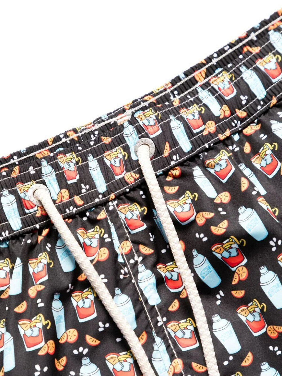 MC2 SAINT BARTH Costume da bagno Uomo  LIGHTING MICRO FANTASY 03696F Nero gioboutiqueweb