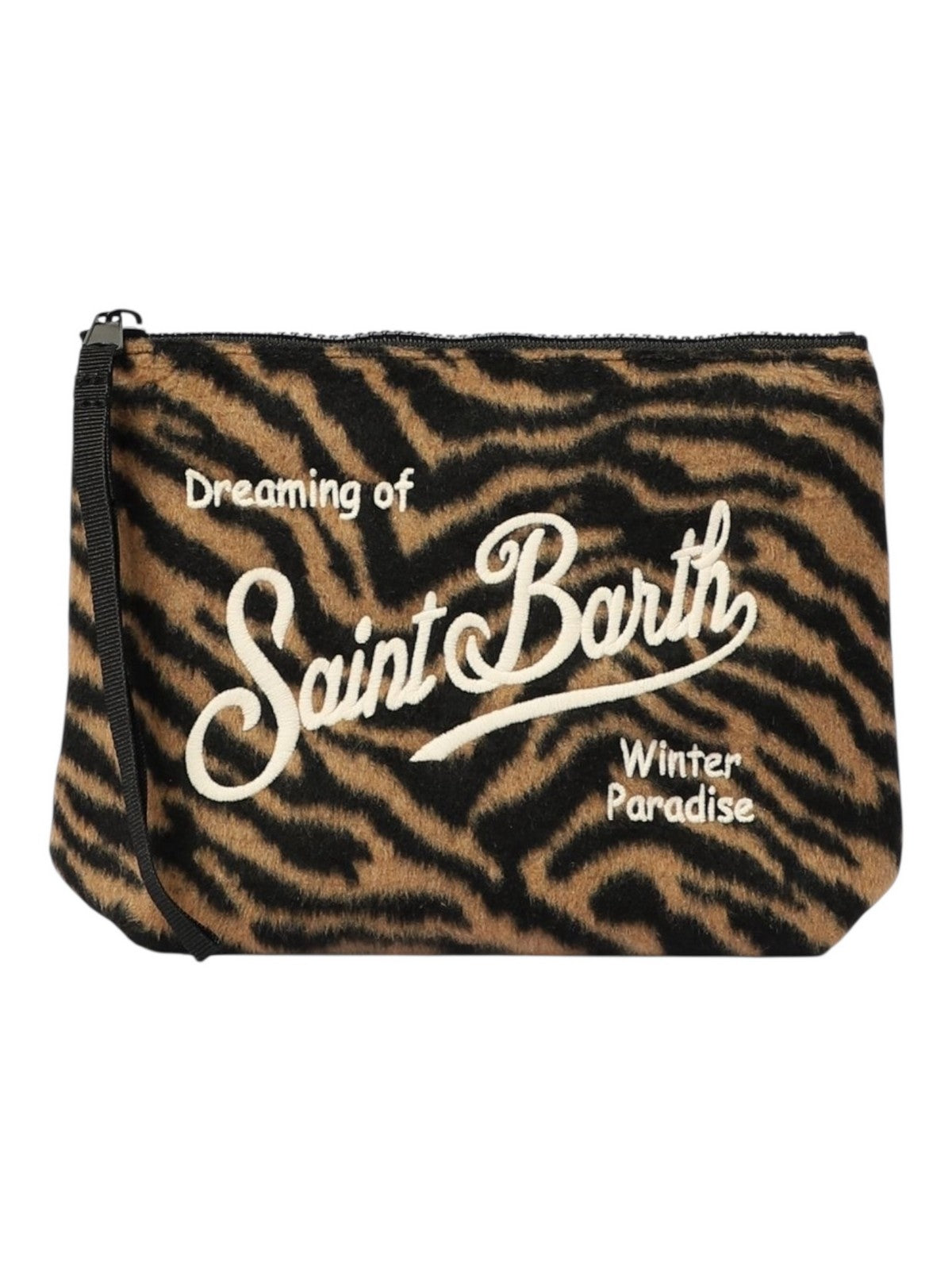 MC2 SAINT BARTH Pochette Donna  ALINE FELT 01322I ZEBRA 18 EMB