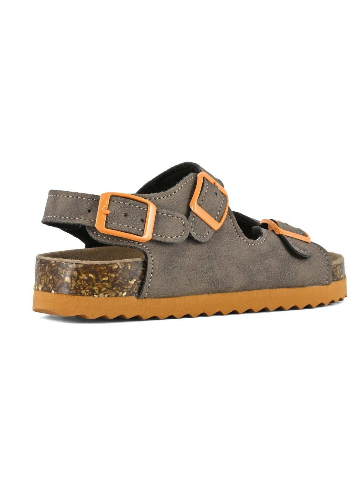 Farben der kalifornischen Sandalo Kinder und Jugendlichen Jungen Sandal 3 Schnallen HC.2412 Bro Marrone