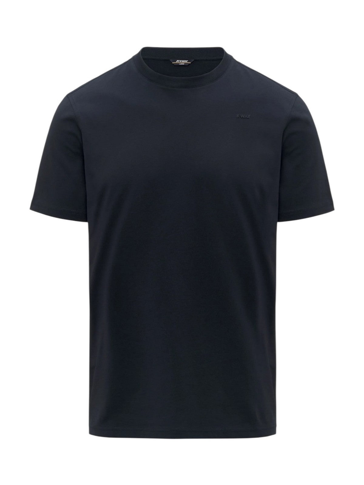 K-WAY T-shirt Uomo ODOM JERSEY MICRO LETTERING K81489W K89 BLUE DEPTH