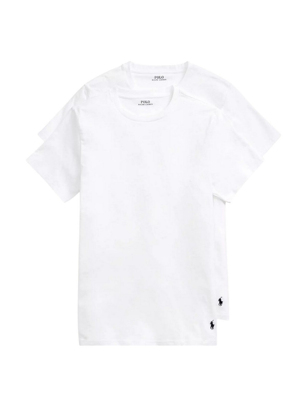 POLO RALPH LAUREN T-shirt Uomo CLASSIC-2 PACK-CREW UNDERSHIRT 714835960 002 2PK WHITE/WHITE