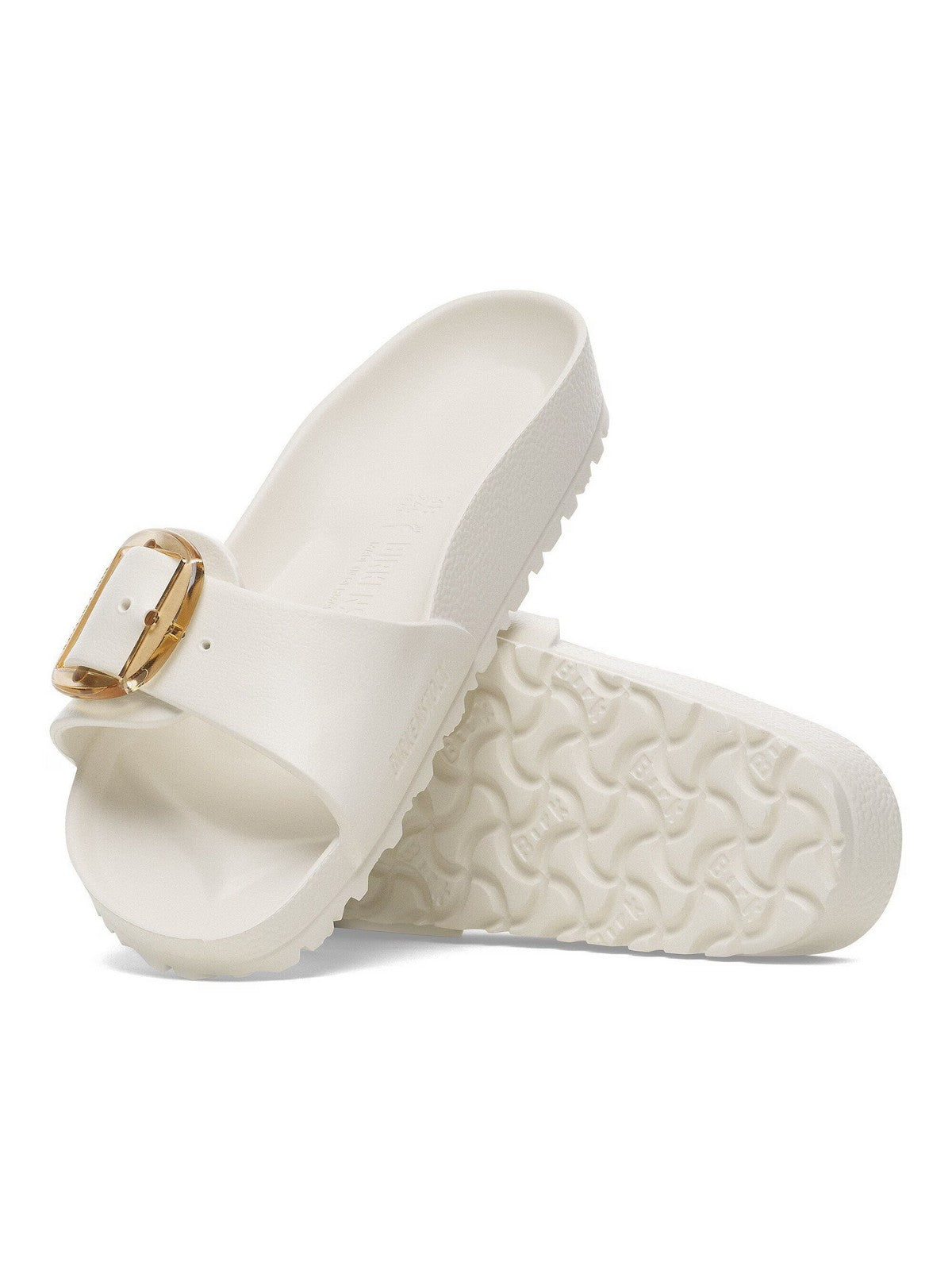 BIRKENSTOCK Sandalo Unisex adulto Madrid Big Buckle EVA eggshell, EVA 1029633 EHHSHELL
