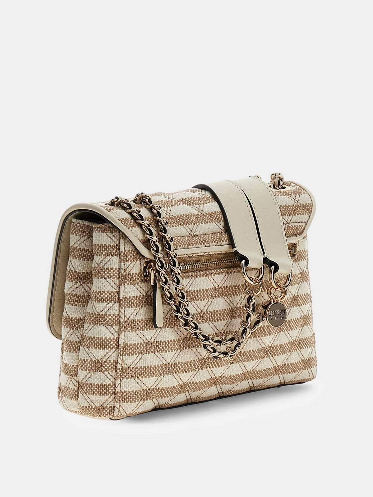 GUESS Borsa Donna GIULLY II 2 COMP CNVRTBLE FLAP HWAG96 73200 TMU TAUPE MULTI