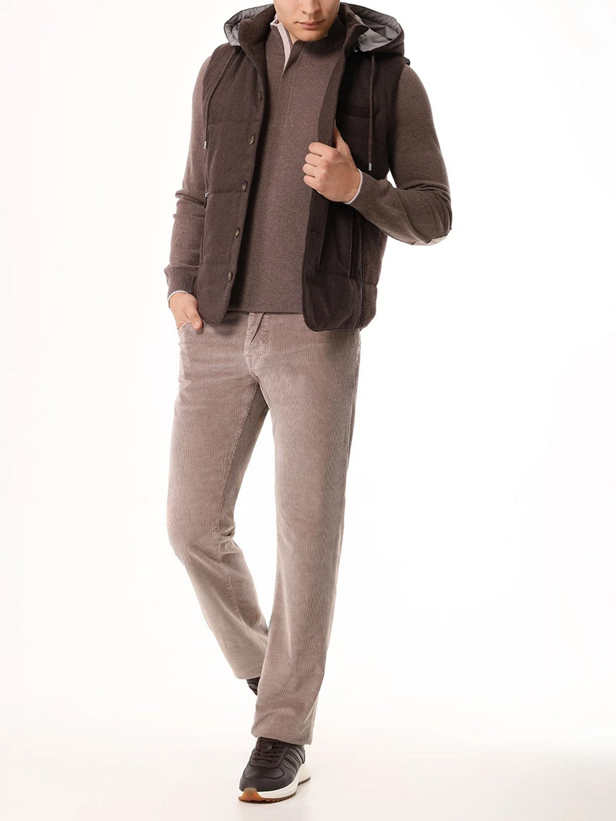 GRAN SASSO Gilet Uomo  23192/51303 194 Marrone