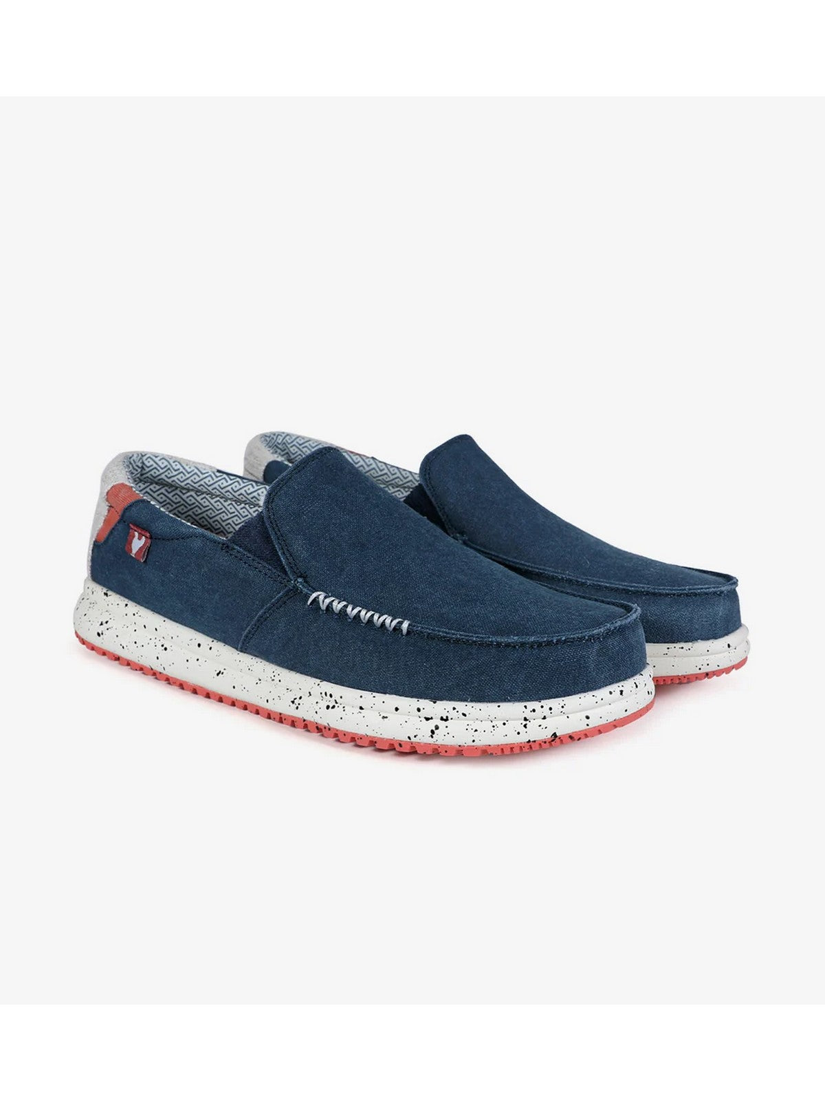 Men Moccasin Pitas en embarcaciones azules