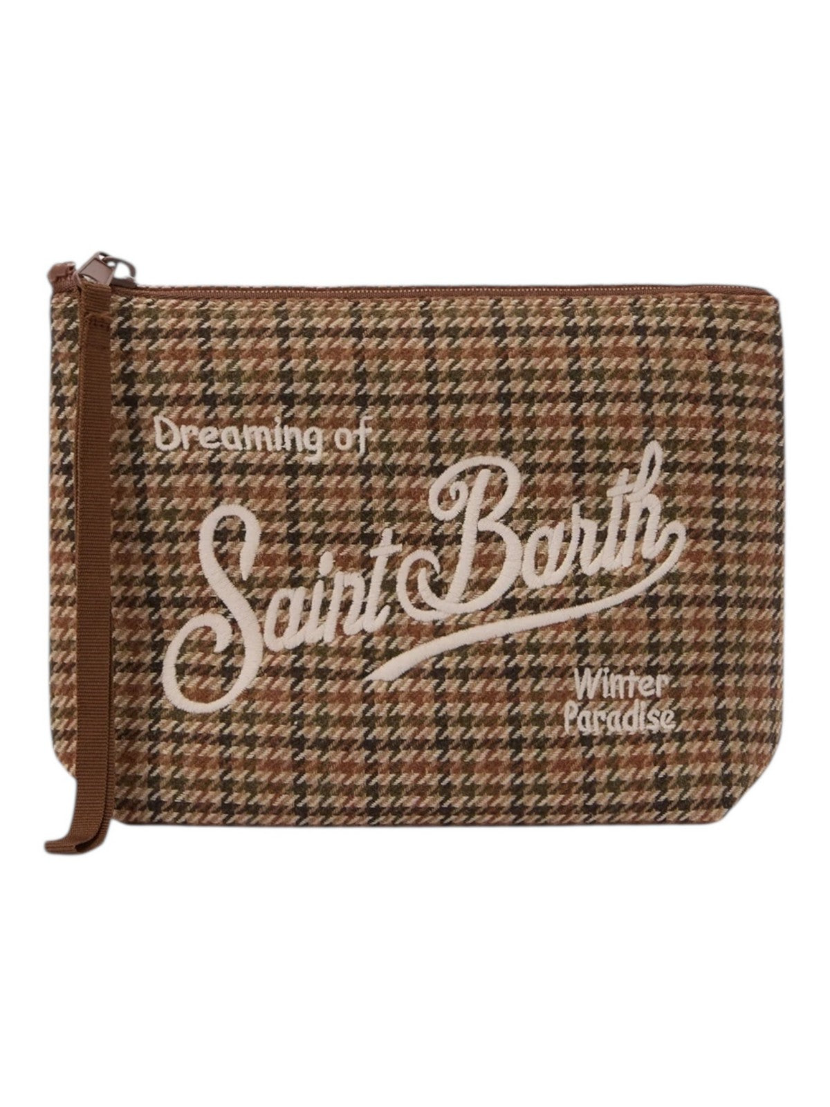 MC2 SAINT BARTH Pochette Donna  ALINE WOOL 00188I MARRONE