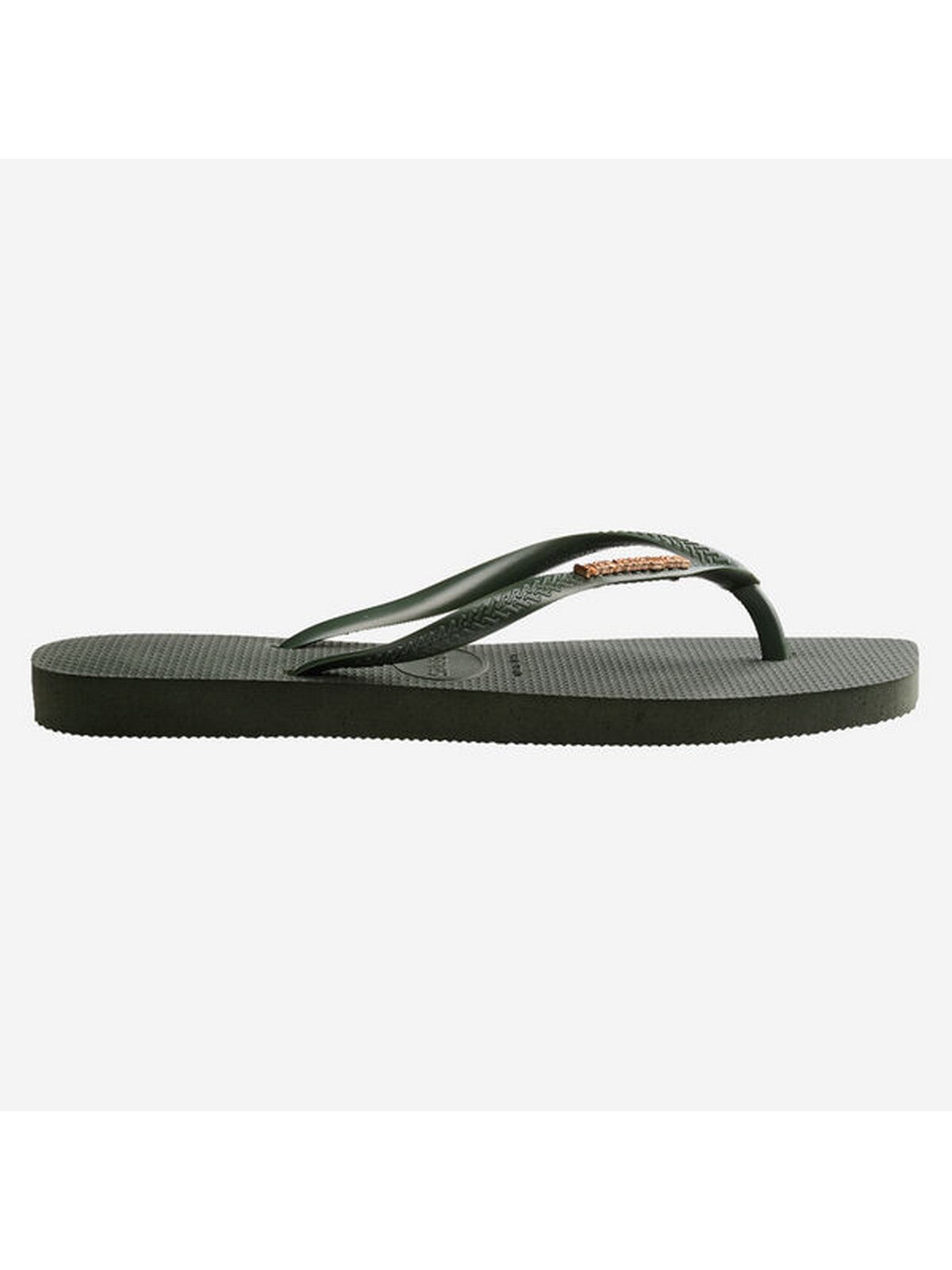 Havaianas Flip Flip Mujer Hav. Logotipo cuadrado Metálico 4148257.4896 Verde