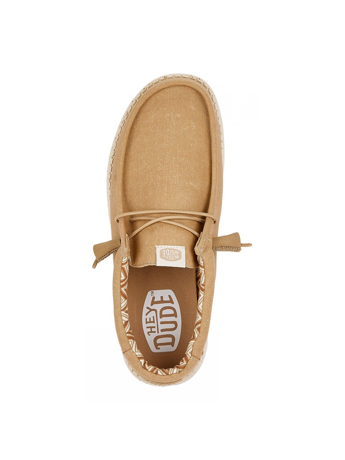 HEY DUDE Mocassin Homme Wally Toile HD.40700 265 Beige