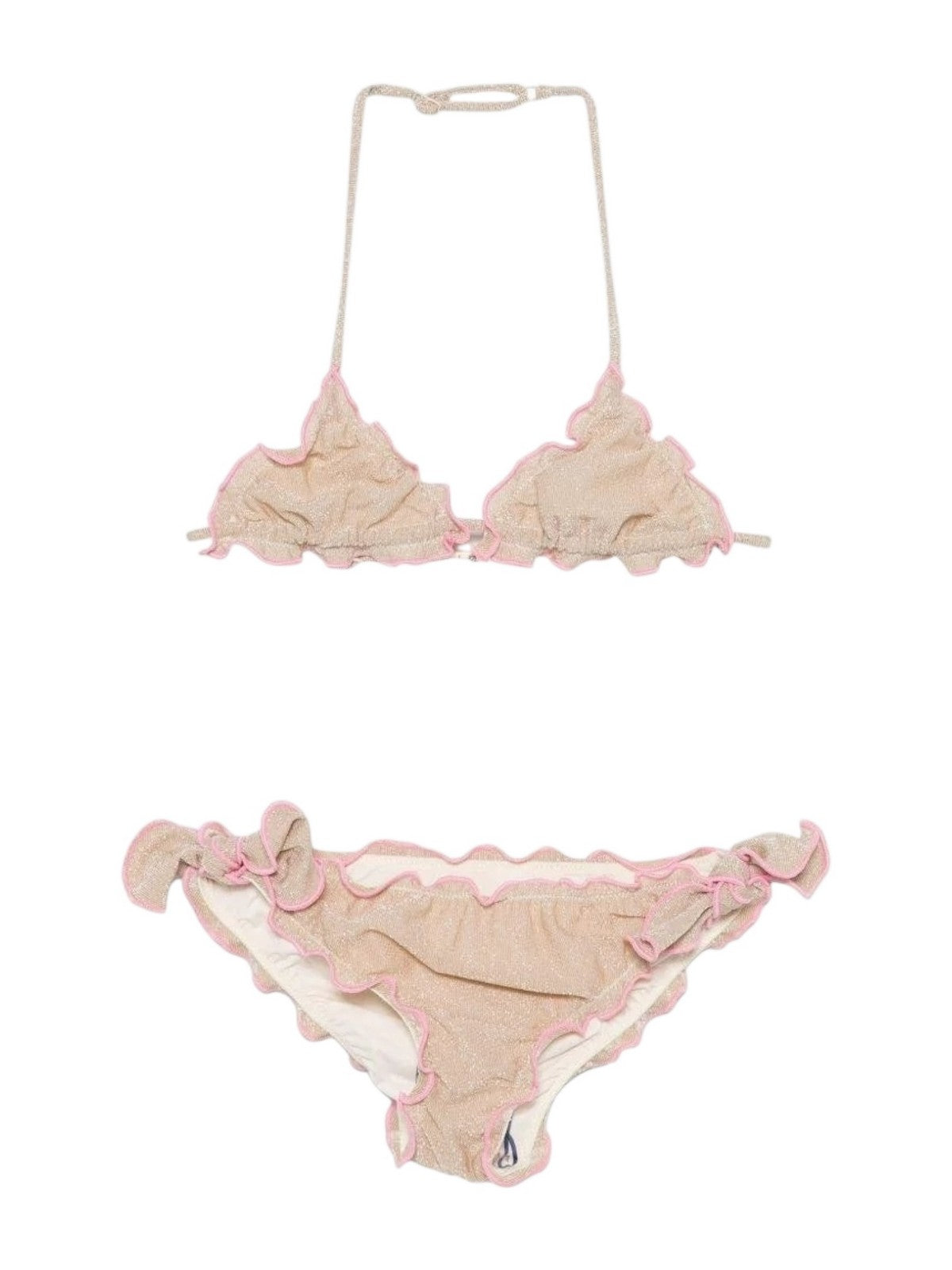 MC2 SAINT BARTH Costume da bagno Bambine e ragazze  CRIS 00075L LUREX GOLD