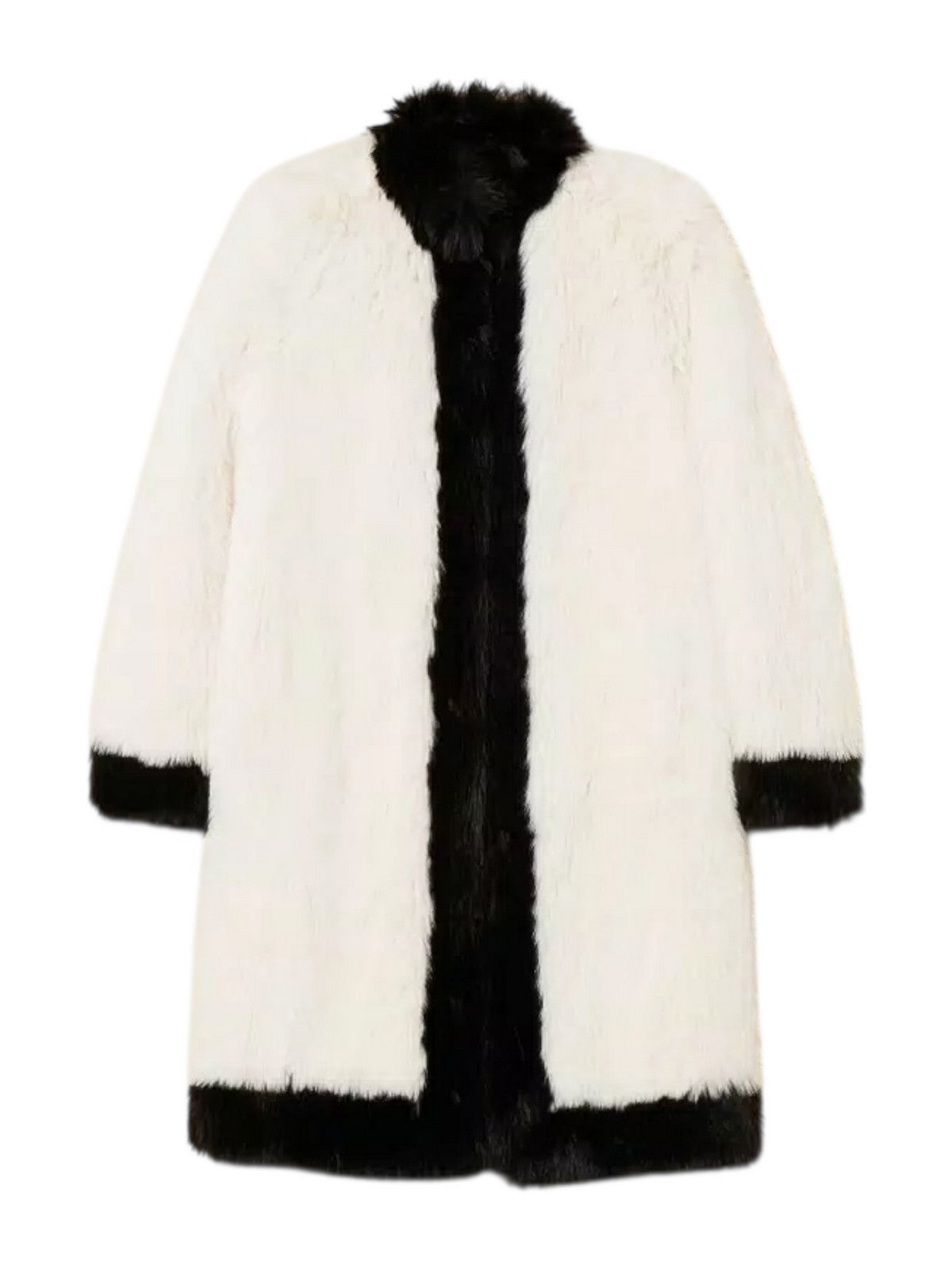 TWINSET Cappotto Donna WARM TWO-TONE COATS 252TT2153 12865 BIC.NEVE/NERO