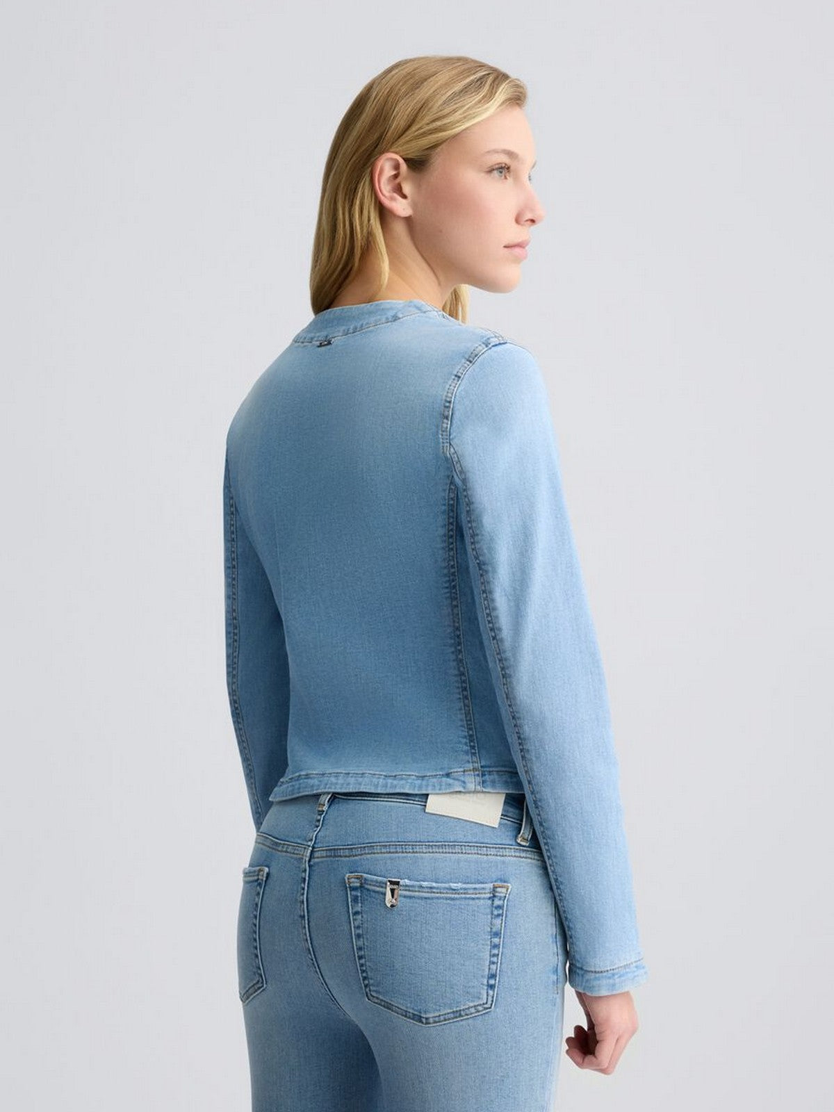 LIU JO BLUE DENIM Giacca Donna  UA5135D4448 78861 Blu gioboutiqueweb