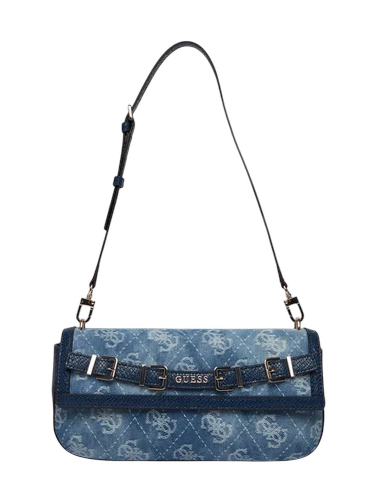 GUESS Borsa Donna DOVIE FLAP SHOULDER BAG HWDG99 09190 DLP DENIM LOGO