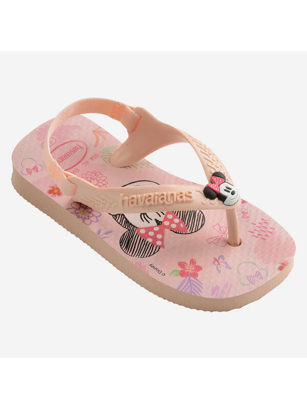 HAVAIANAS Tongs pour filles et garçons Hav. Bébé Disney Classiques II 4137007.7233 Rose