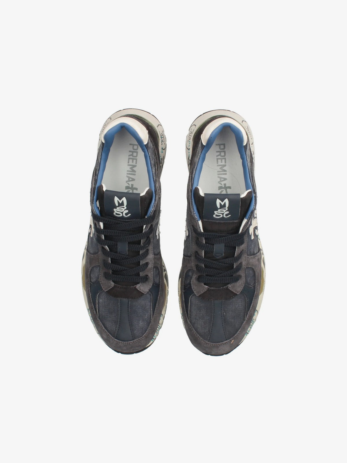 PREMIATA Sneaker Uomo  MASE VAR 7819 DARK BLUE/DARK BROWN