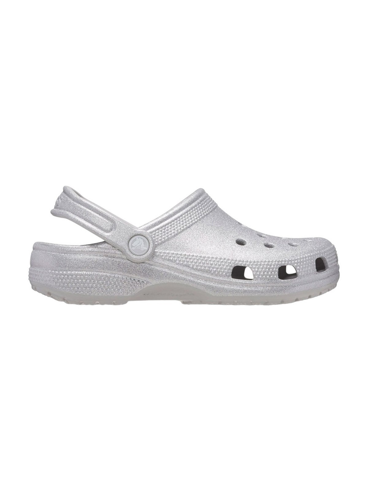 CROCS Pantoufle classique à paillettes pour femme W 205942 0IC Argenté