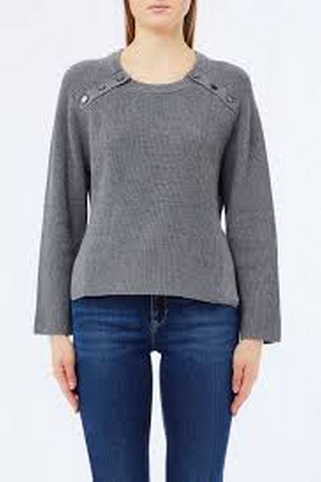 LIU JO WHITE Maglione Donna  MF5396MS99E 02050 GRIGIO MD.MELANGE