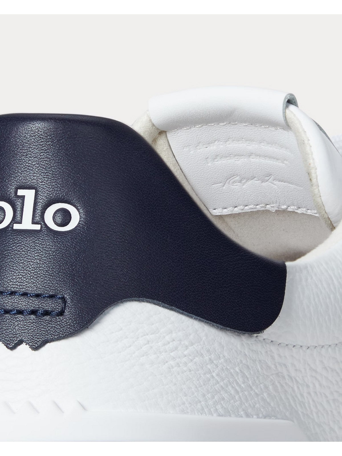 POLO RALPH LAUREN Sneaker Uomo RLITE COURT-SNEAKERS-LOW TOP LACE 809974097 001 WHITE/NAVY