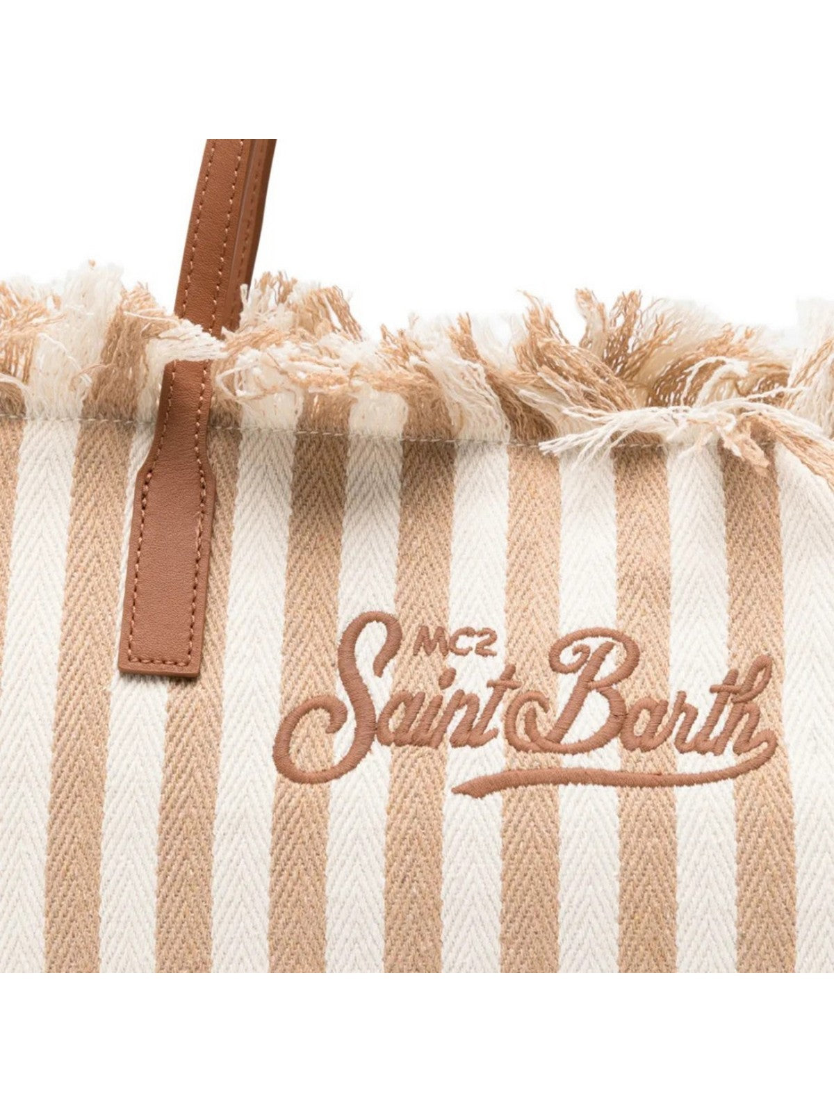 MC2 SAINT BARTH Borsa Donna  CITY BAG FRINGE 01763L HB STRIPES 19 EMB