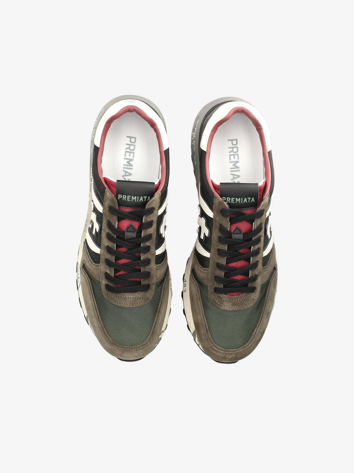 PREMIATA Sneaker Uomo  LANDER VAR 6905 MILITARY GREEN