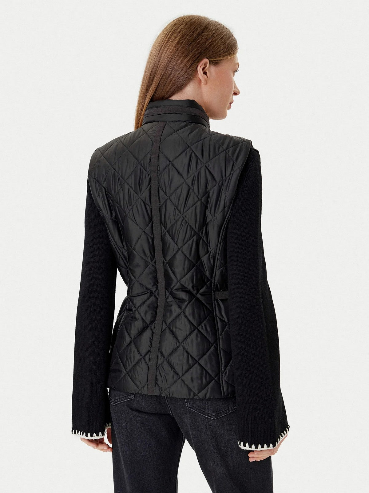 Michael Kors Gilet Woman Eco gepackbarer Weste MT520JM3SB 001 Schwarz