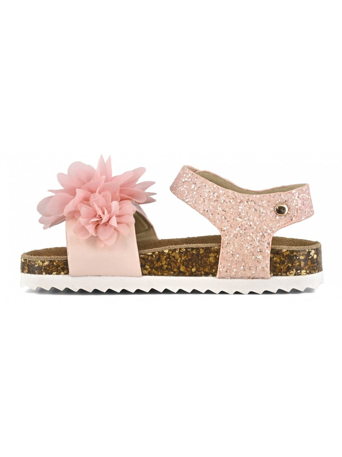 Farben der kalifornischen Sandalenmädchen und Mädchen Sandale mit Blumen HC.2406 FPin Pink