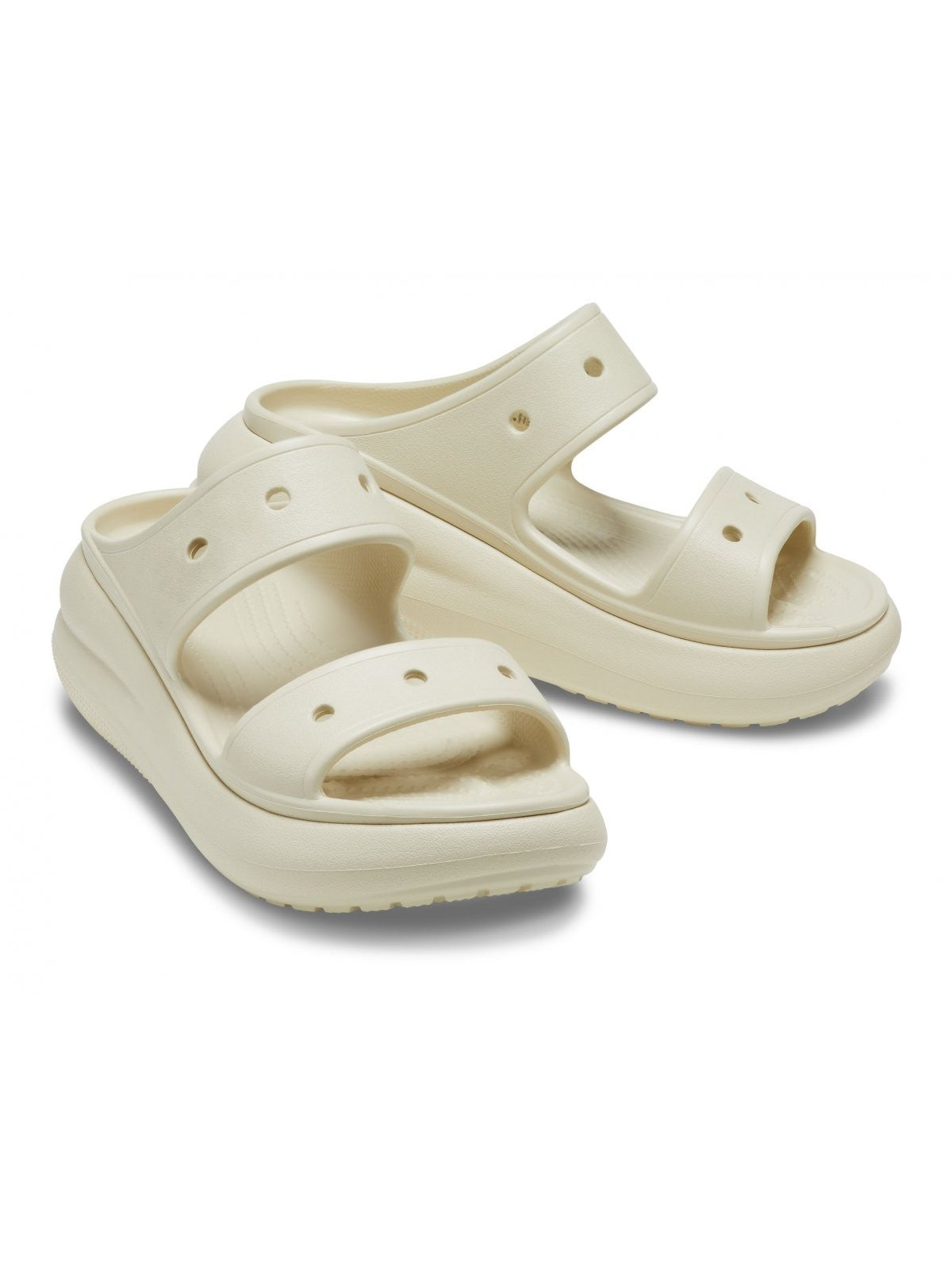 Crocs Ciabatta Donna Crush Sandal 207670 2y2 beige