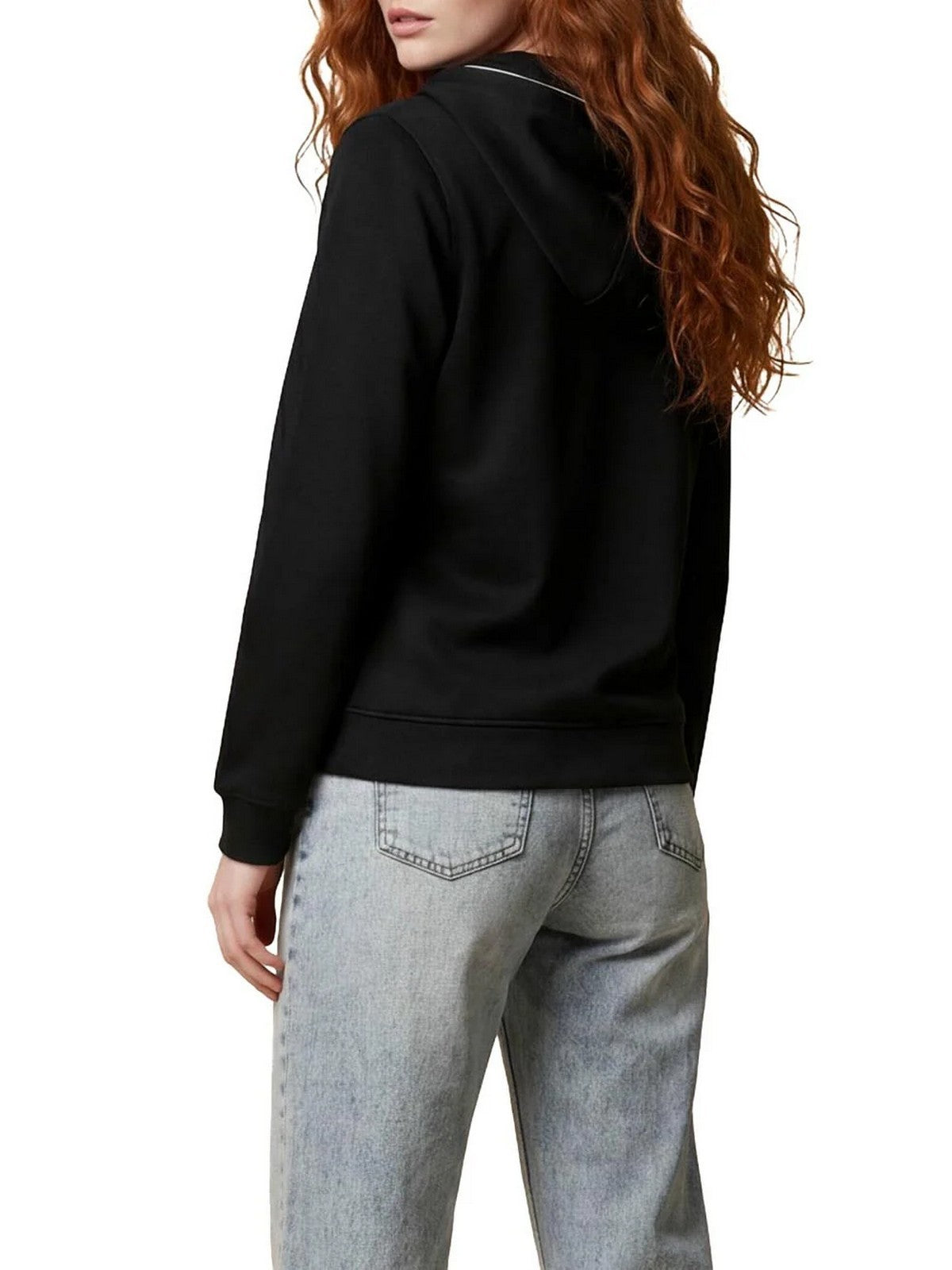GUESS SPORT Felpa Donna CIRCE FULL ZIP HOODIE V6GQ07 K3096 JBLK Jet Black A996