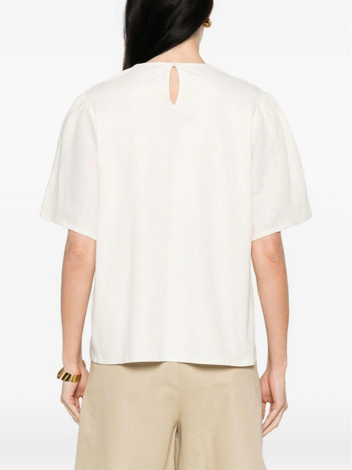 MAX MARA WEEKEND Blusa Donna WKDBACINO 2615941082600 001 ECRU gioboutiqueweb