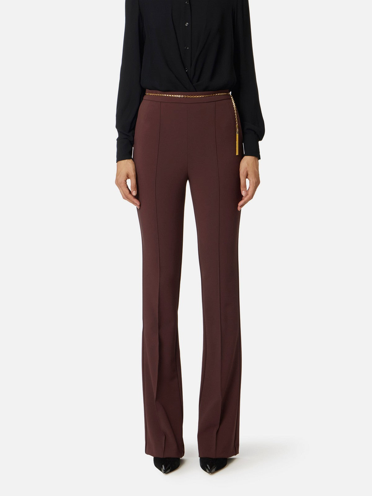 ELISABETTA FRANCHI Pantalone Donna  PA14157E2 EA4 MERLOT