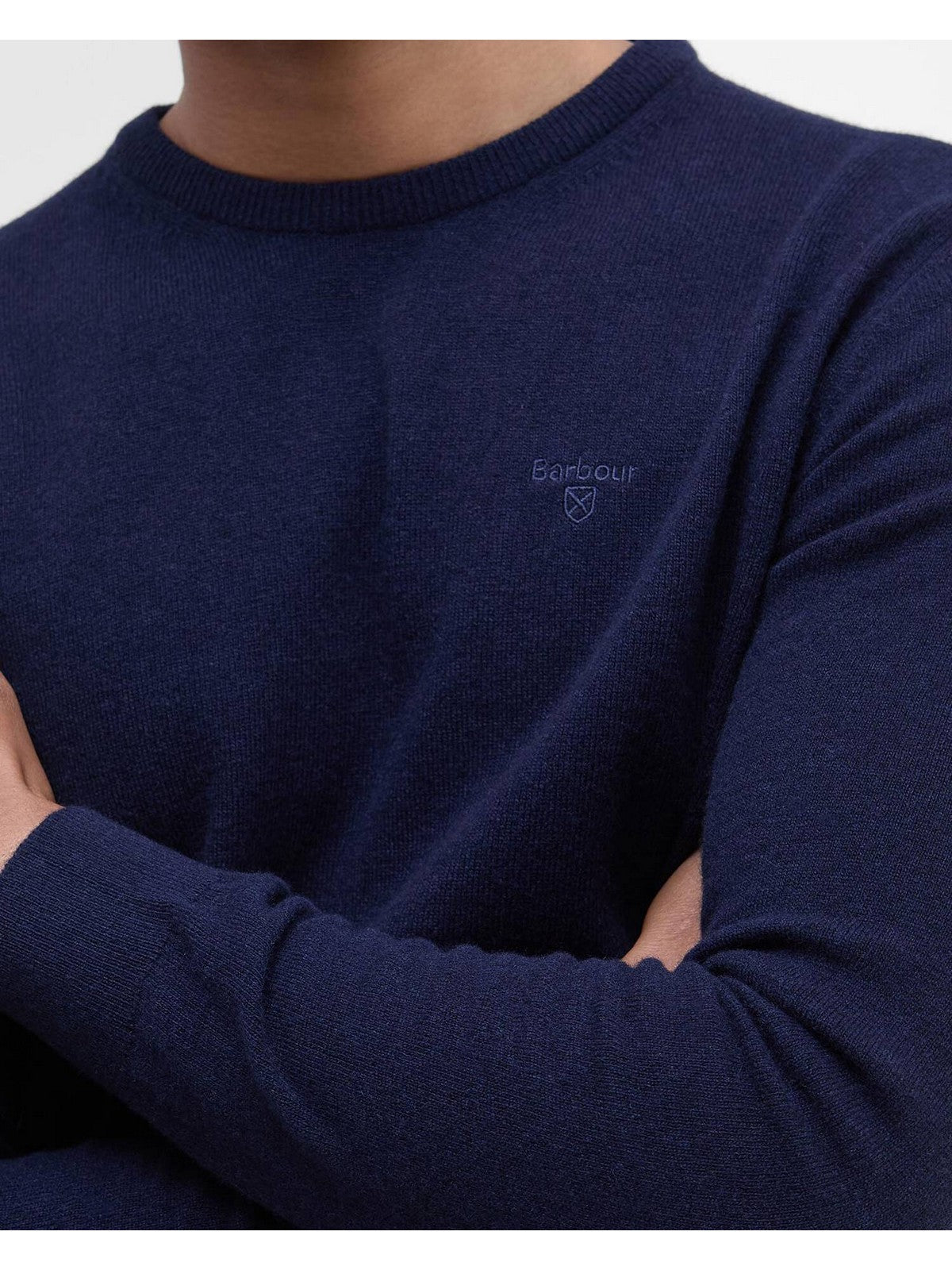 BARBOUR Herrenpullover ESSENTIAL L MKN0345 NY71 NAVY