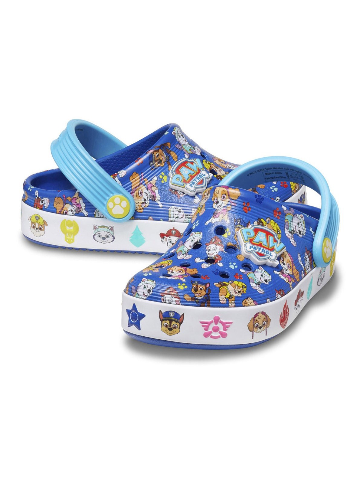 CROCS Chaussons Enfants et adolescents Paw Patrol Crocband IV Clog T 208853 425 Bleu