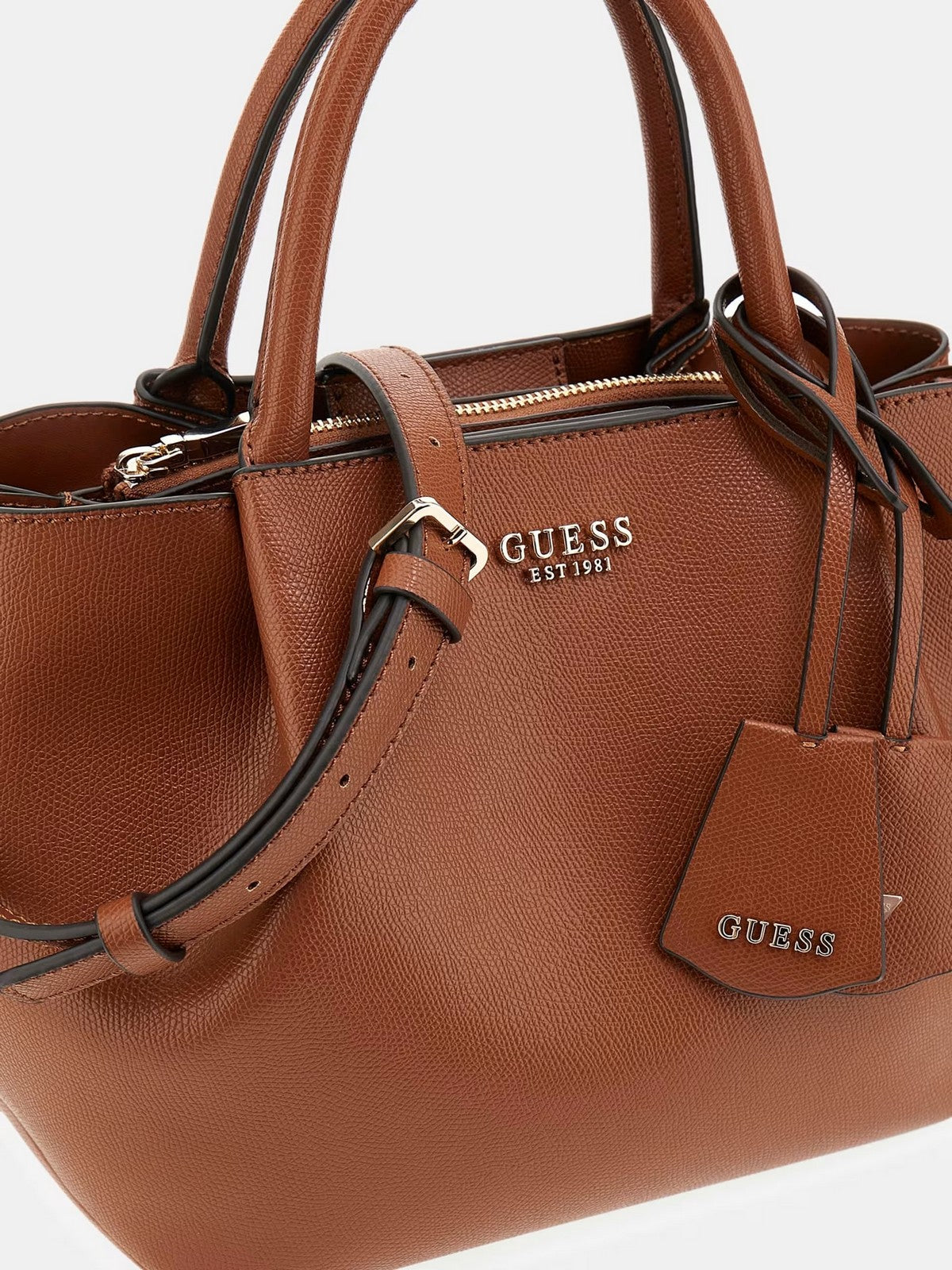 GUESS Borsa Donna AMORETTE GIRLFRIEND SATCHEL HWBG78 98060 COG COGNAC