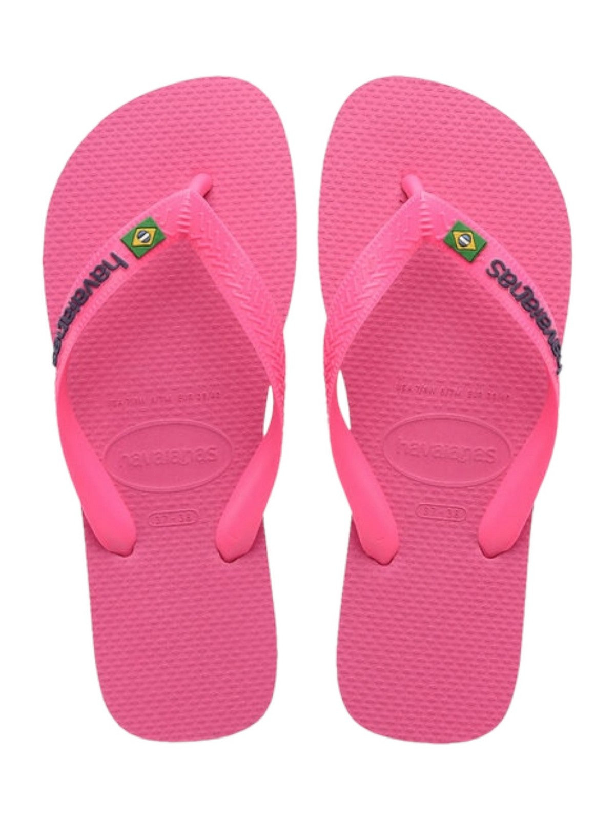 Havaianas Flip Flops Frau hav. Brasil -Logo Neon 4149370.6002 Rosa