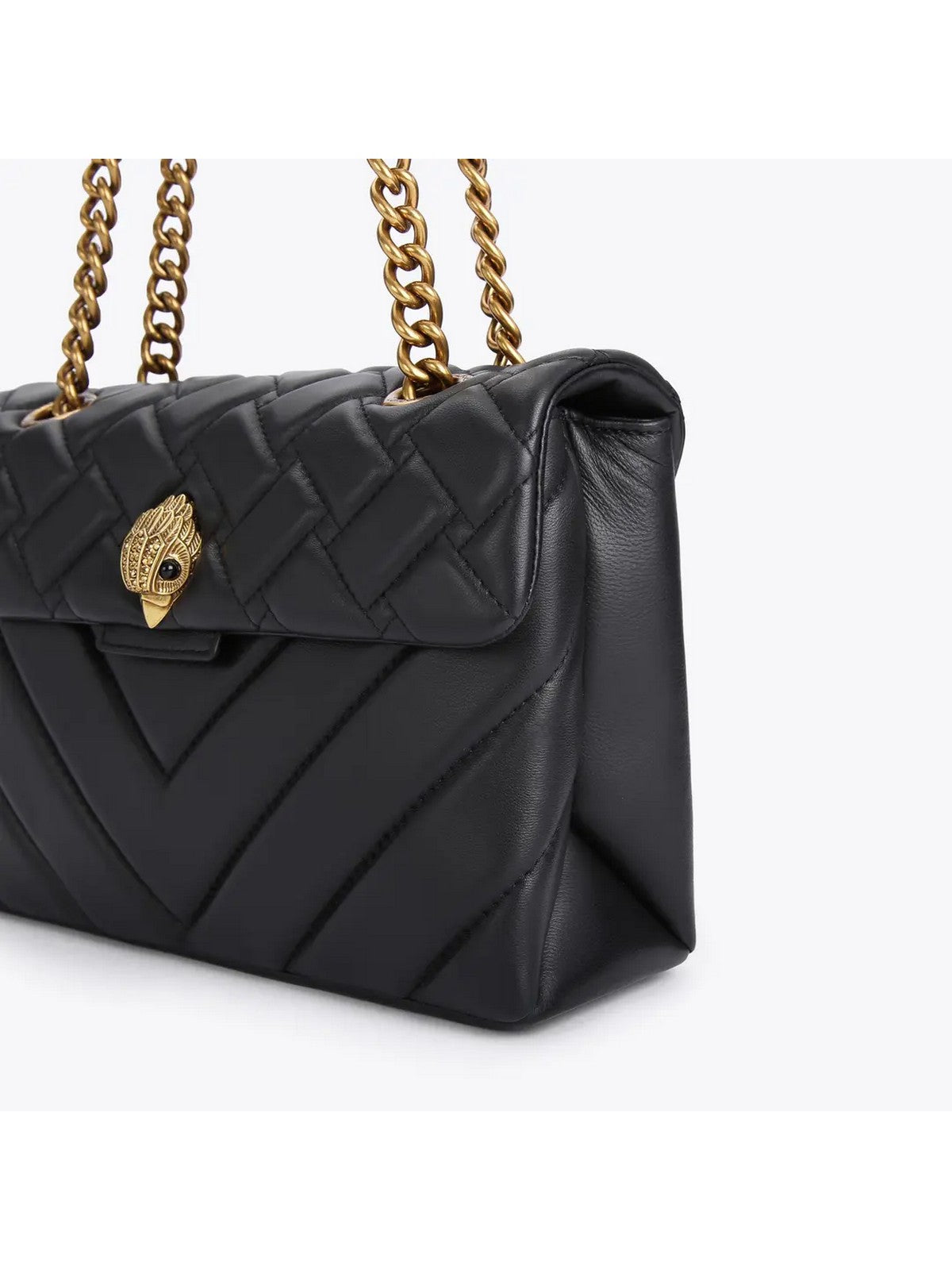 KURT GEIGER Borsa Donna LEATHER KENSINGTON X BAG 1470400109 BLACK BLACK gioboutiqueweb