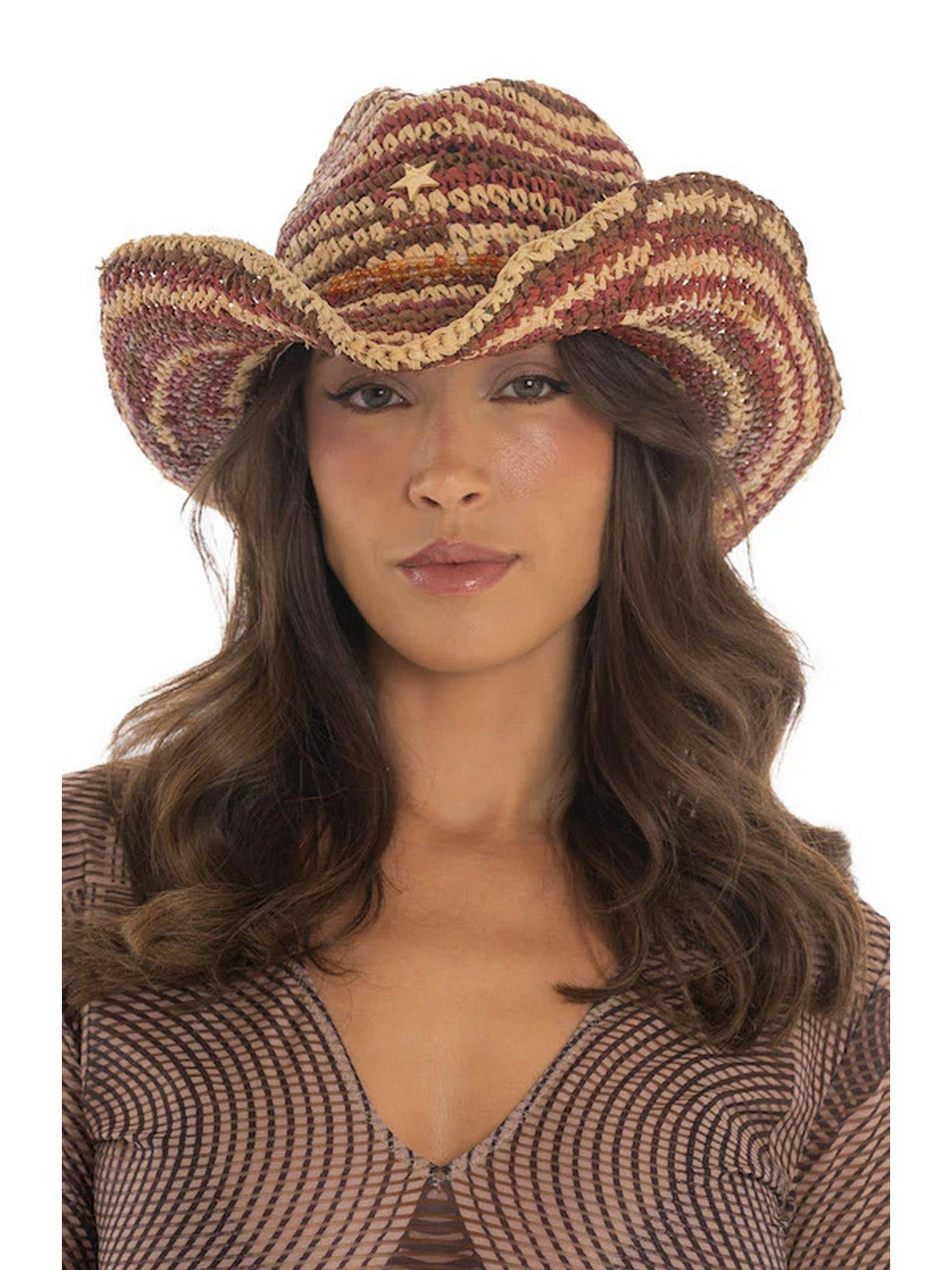 PIN-UP STARS Cappello Donna  PG500XCW 010 BORDEAUX