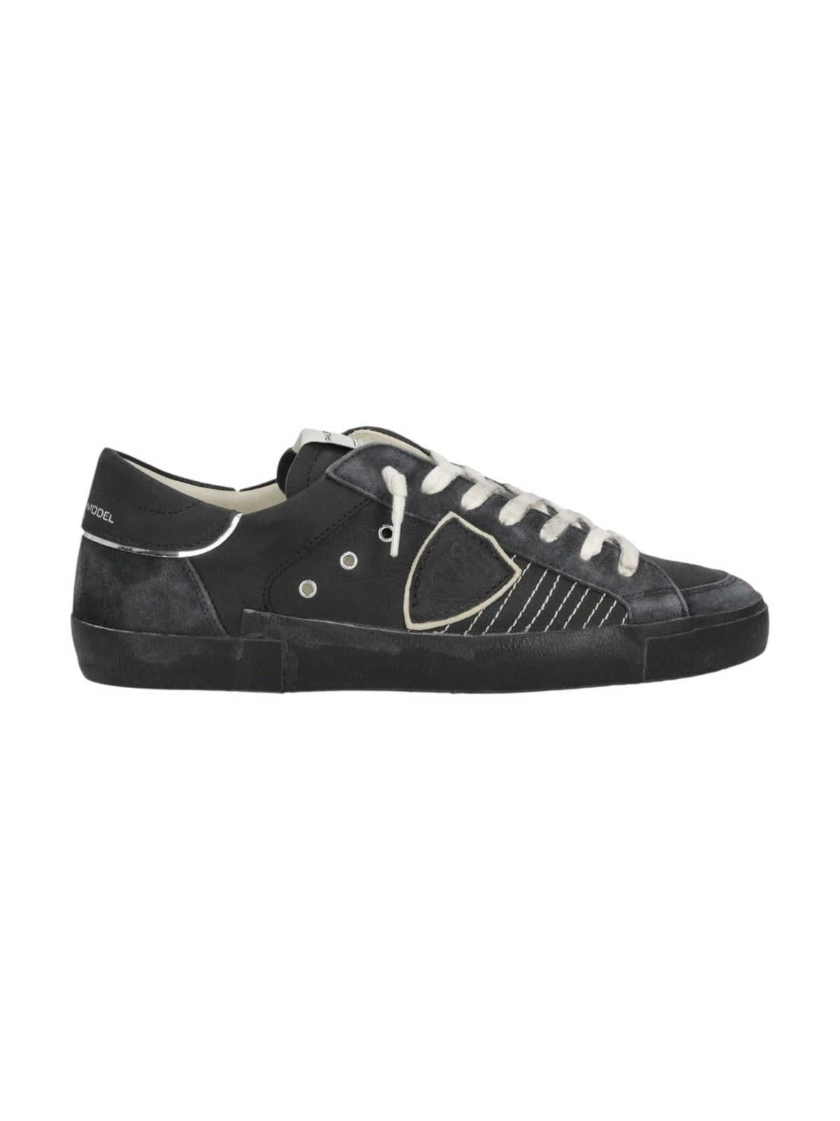 PHILIPPE MODEL Sneaker Uomo Prsx Low Man PRLU XP09 MIXAGE POP_NOIR NOIR