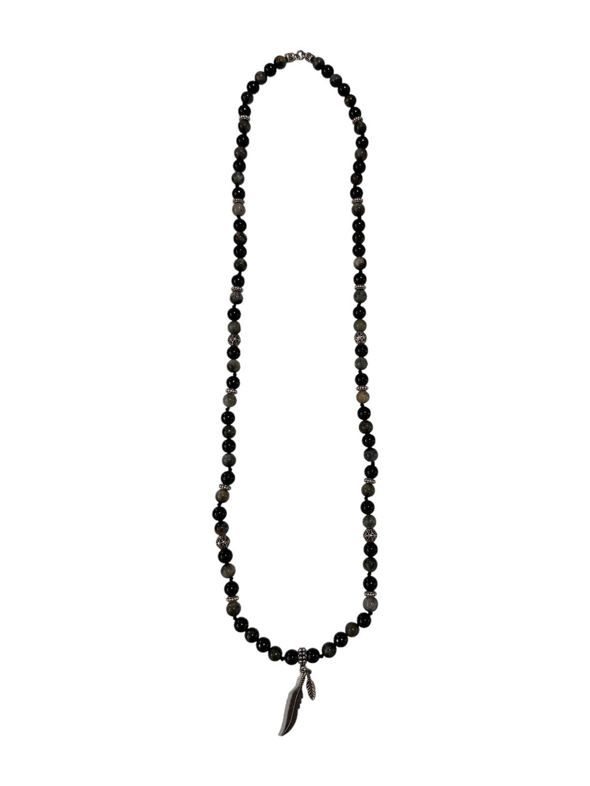 Mancino Men's Maco 3 black necklace