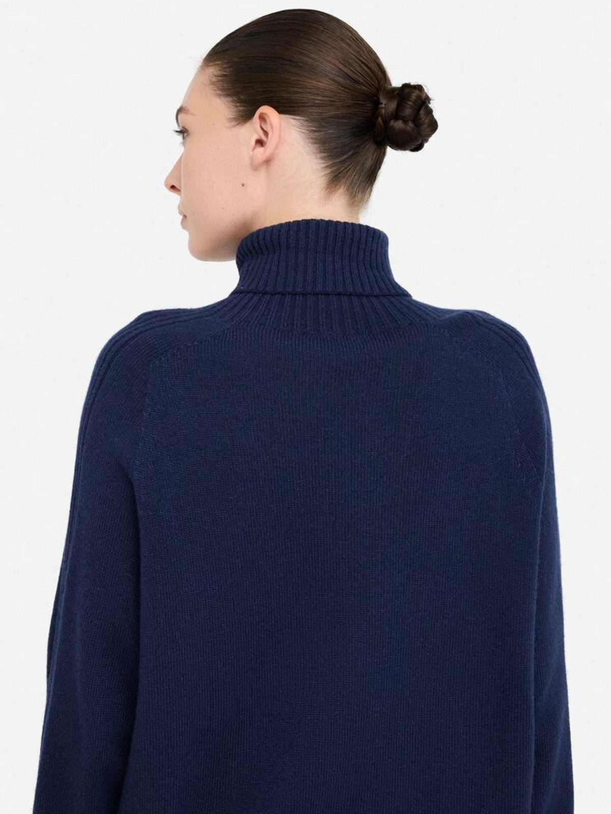 LIU JO WHITE Maglione dolcevita Donna  MF5445MS76L 93932 Navel blue