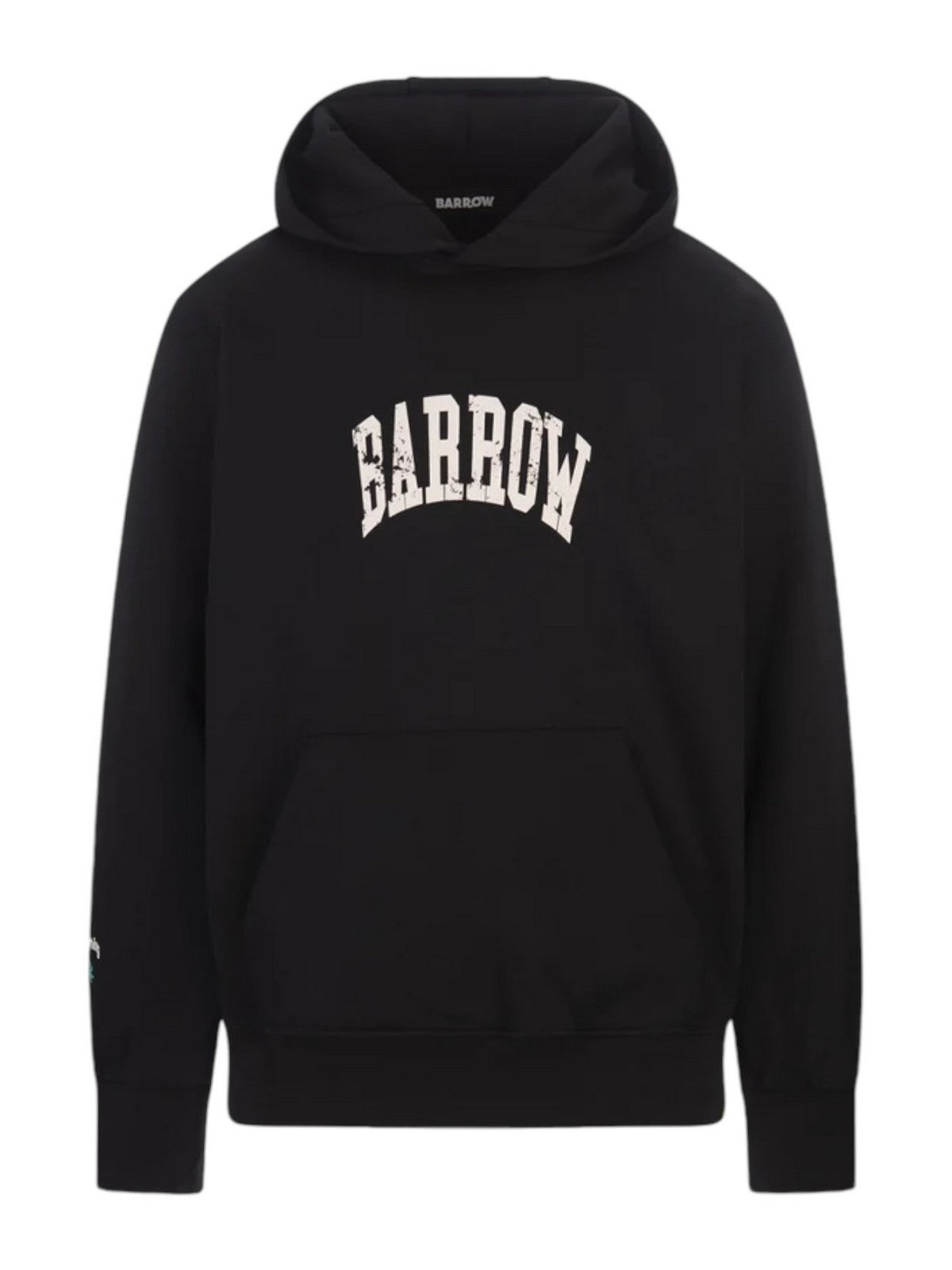 BARROW Felpa Uomo HOODIE UNISEX F4BWUAHS090 110 Nero gioboutiqueweb