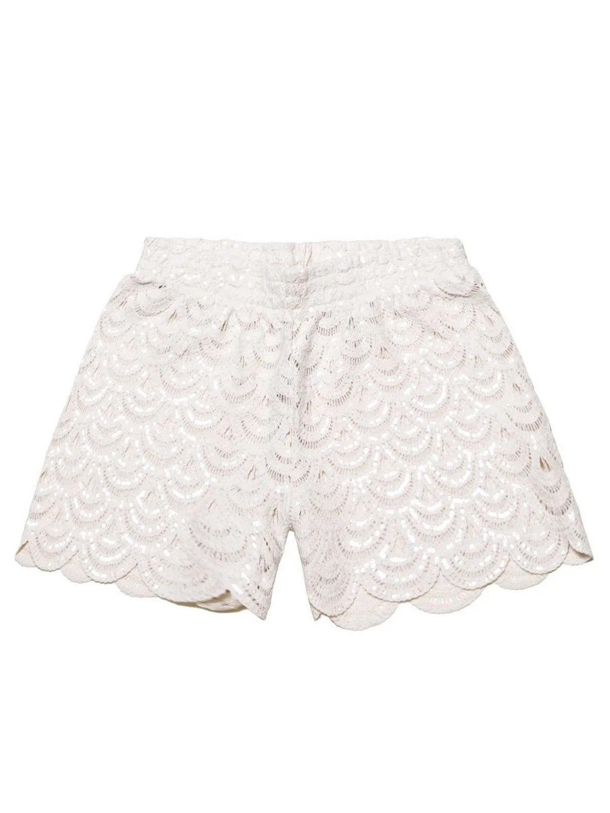 MC2 SAINT BARTH Pantaloncino Donna  MEAVE 01719L CROCHET SHELL PAILLETTES 10