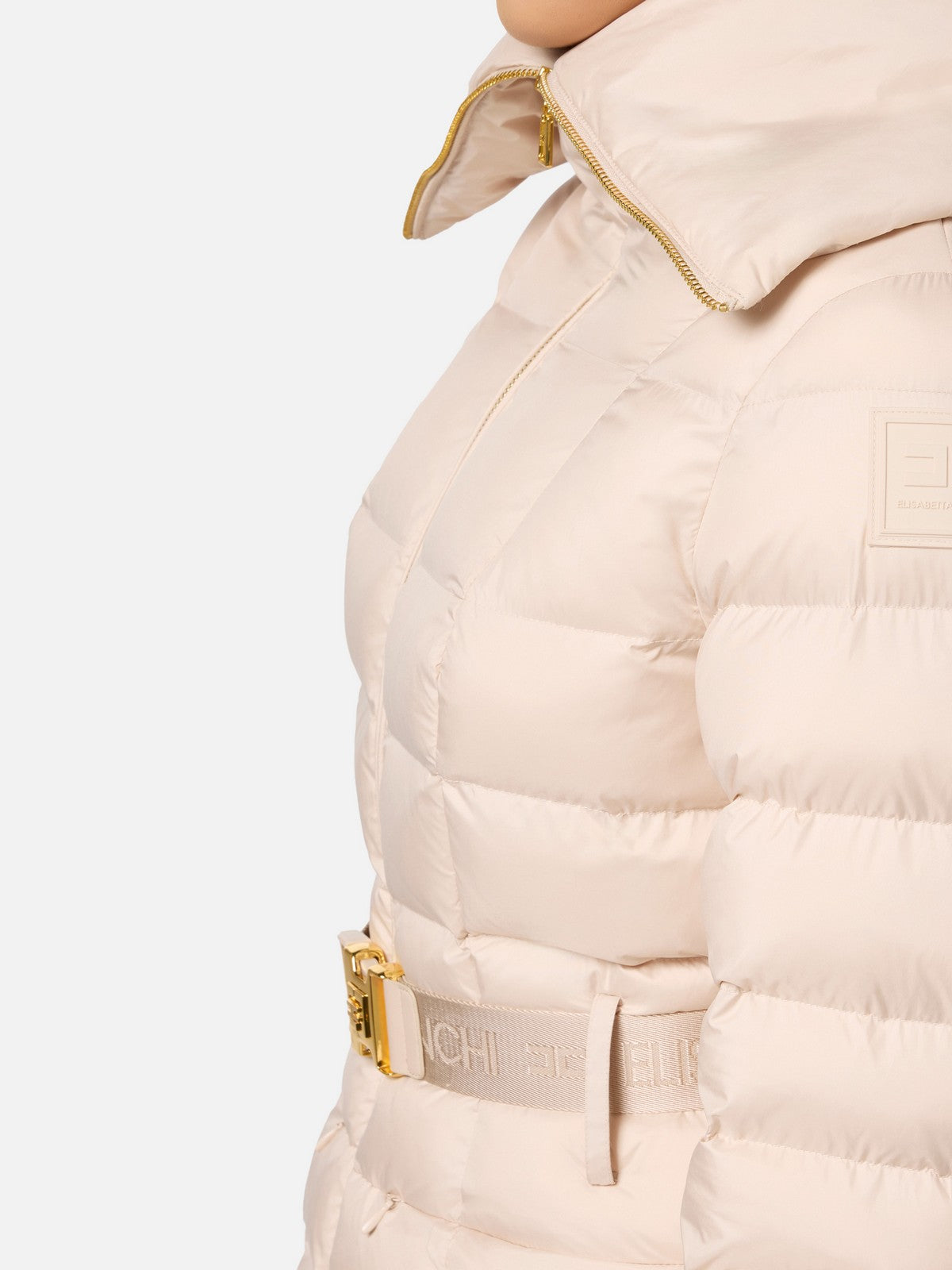 ELISABETTA FRANCHI Women's down jacket PI76D46E2 CI4 White