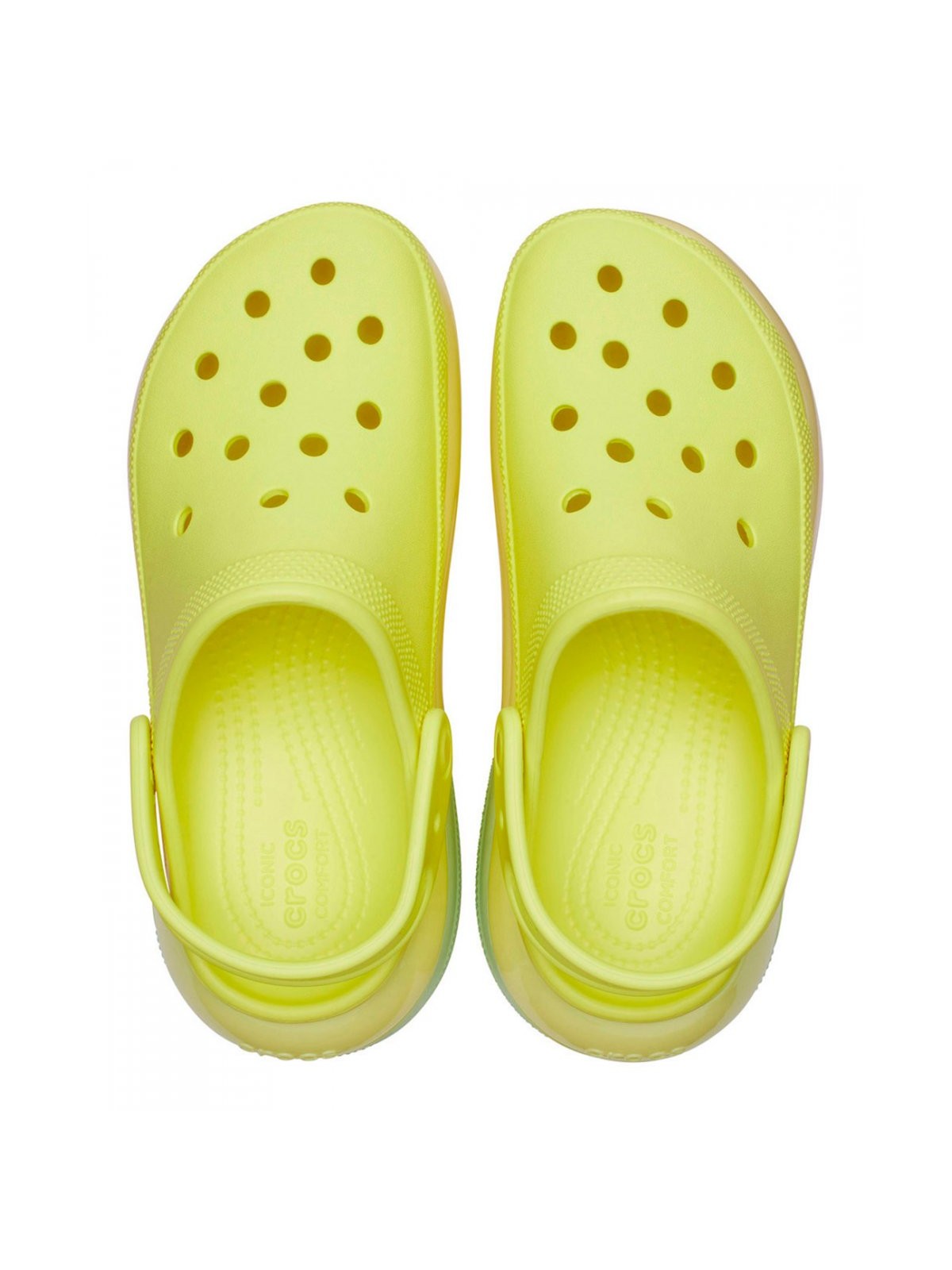 CROCS Pantoufle Classique Mega Crush Clog W 207988 76M Jaune pour Femme