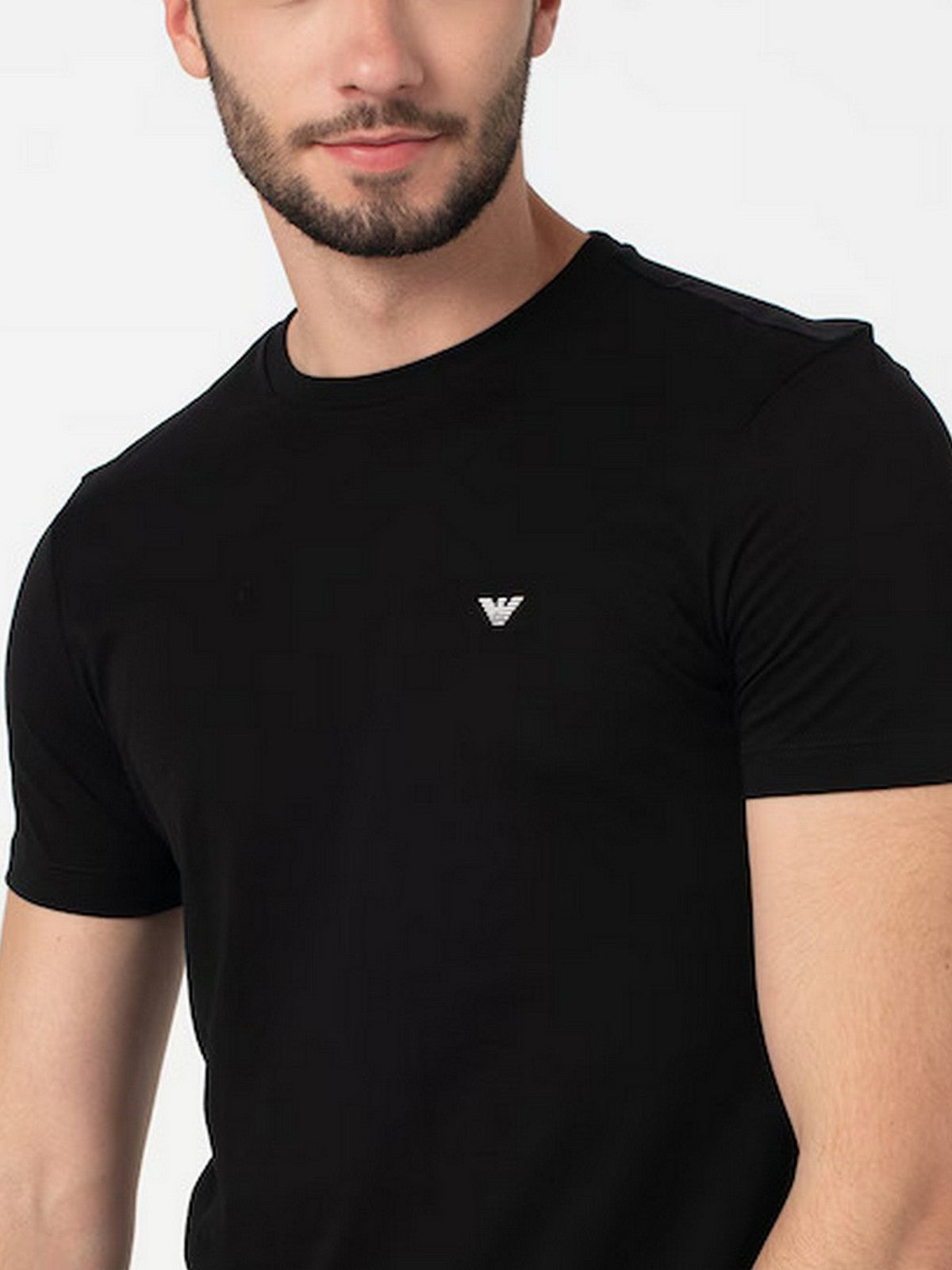 EMPORIO ARMANI T-Shirt e Polo Uomo  8N1D61 1JNQZ 0999 Nero gioboutiqueweb