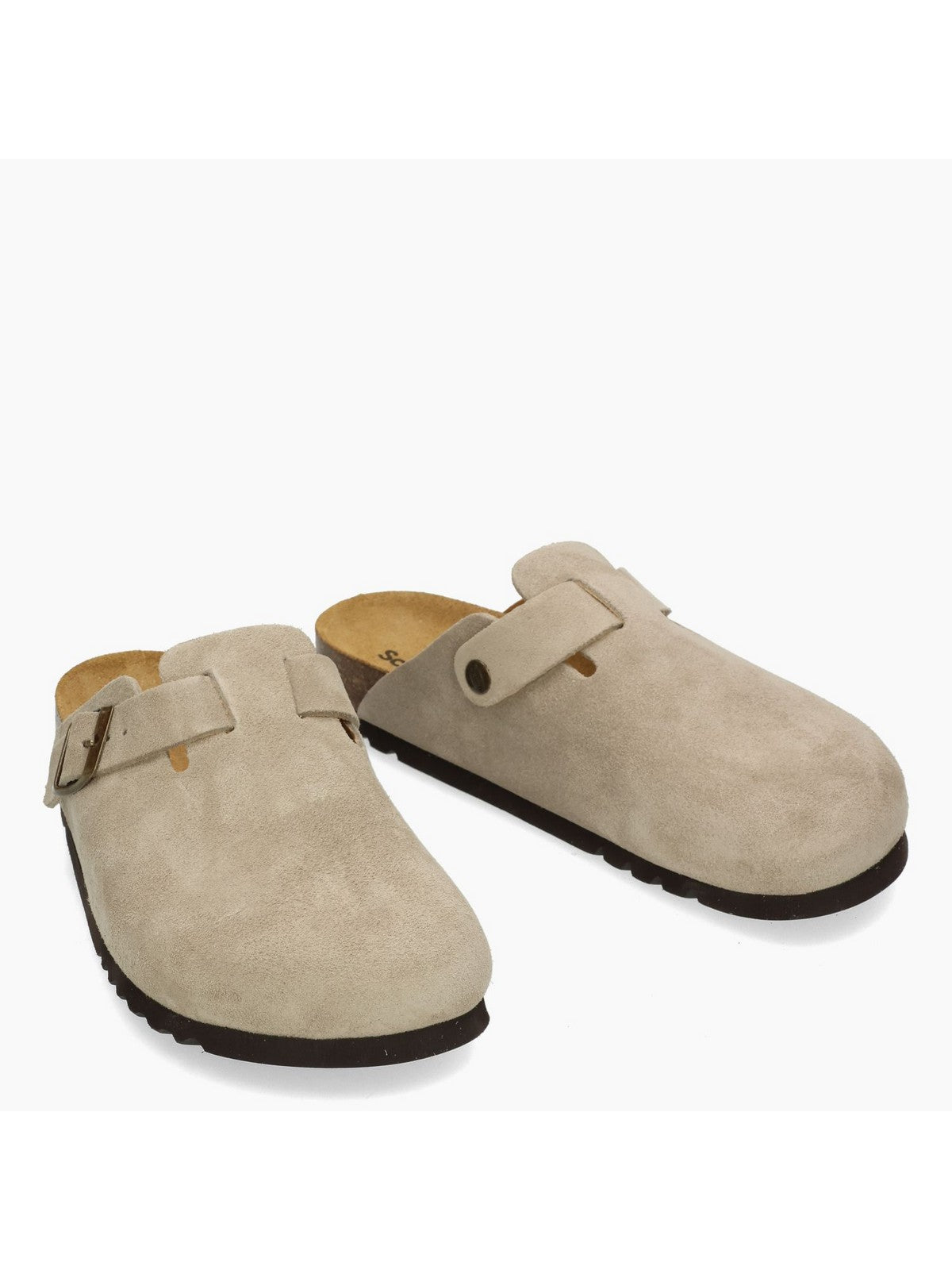 SCHOLL Sandalo Uomo OLIVIER Suede Dk Beige M F300832361 DARK BEIGE gioboutiqueweb