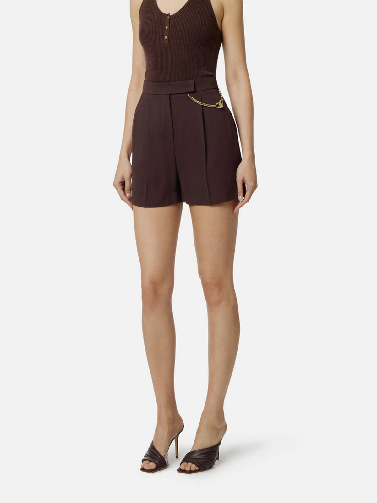 ELISABETTA FRANCHI Pantalone Donna  SH00561E2 644 CACAO