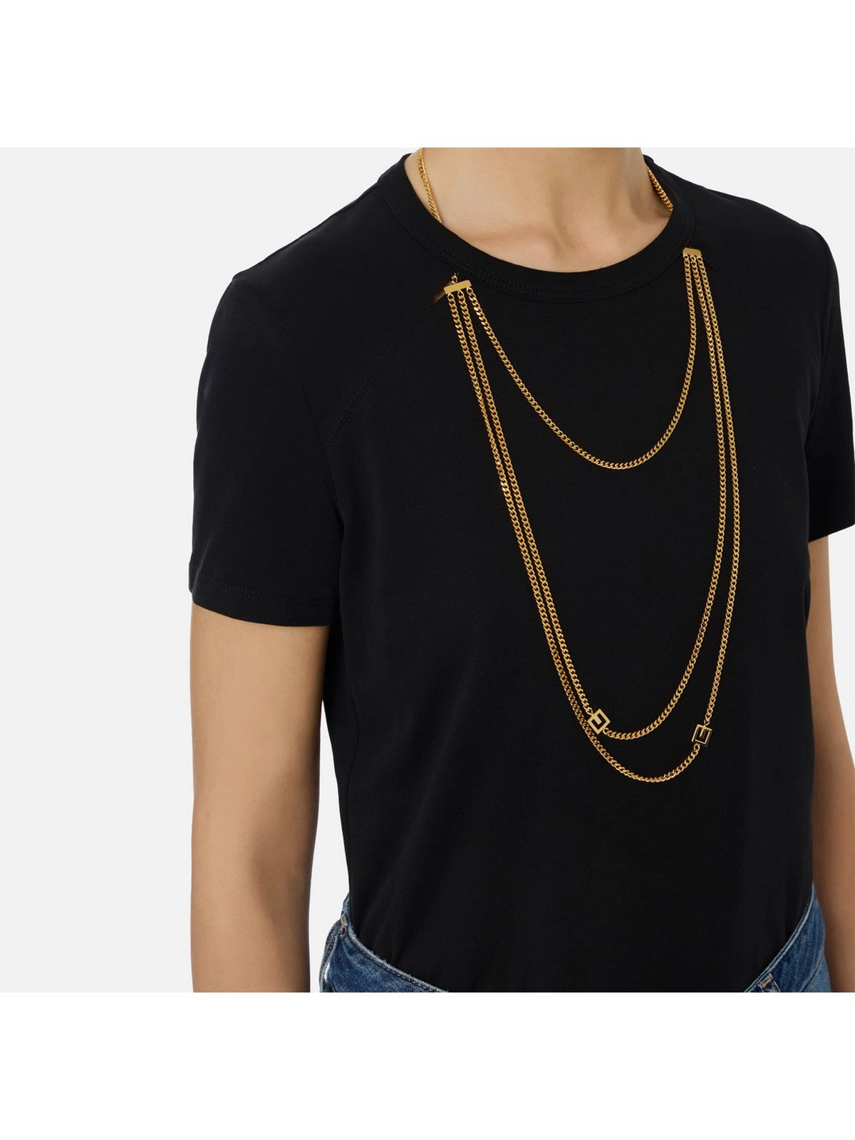 ELISABETTA FRANCHI T-shirt Donna  MA00956E2 110 Nero