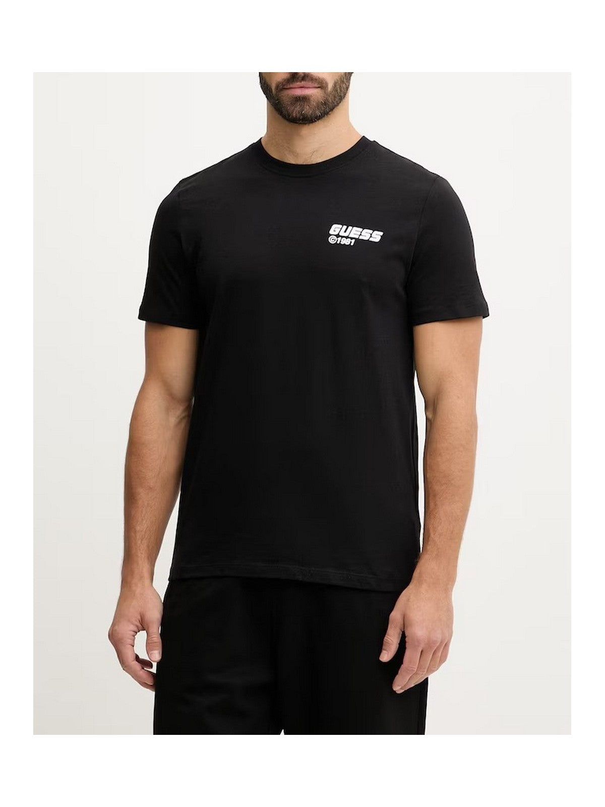 GUESS SPORT T-shirt Uomo LAURO CN SS T-SHIRT Z6RI12 I3Z14 JBLK Jet Black A996