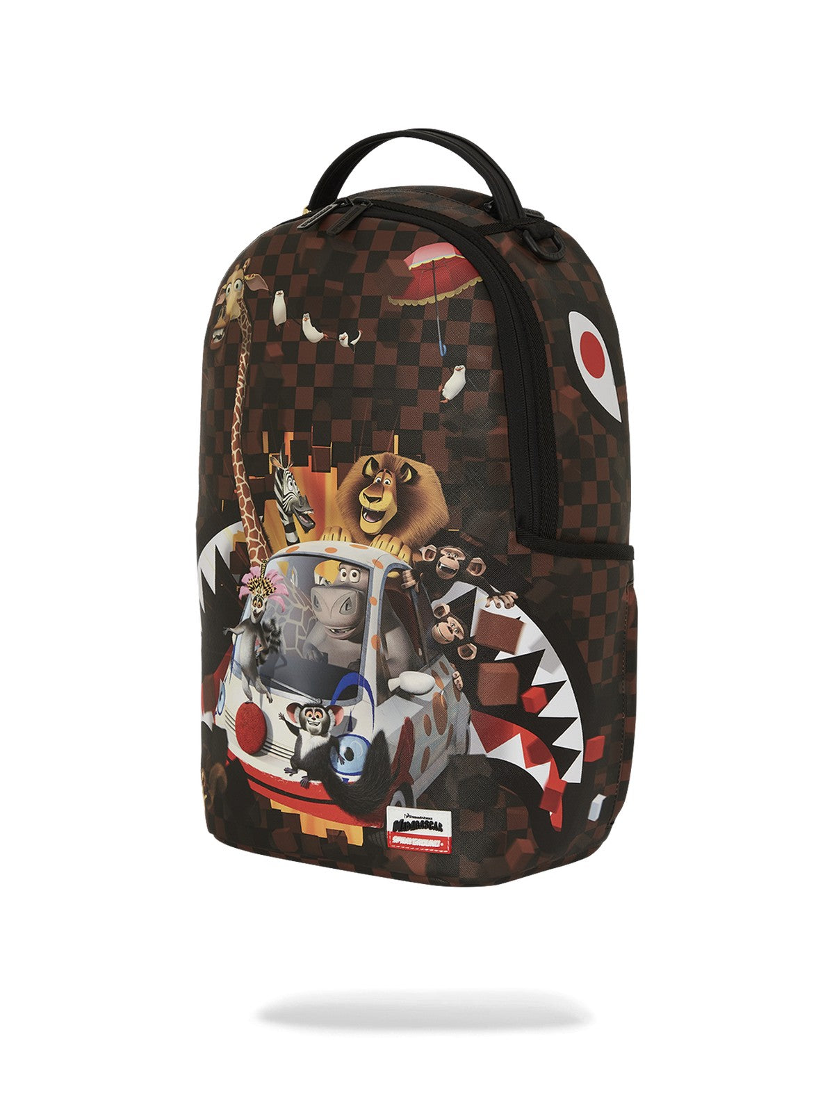 SPRAYGROUND Zaino Uomo MADAGASCAR CHECKER SMASH DLXSV BACKPACK 910B7681NSZ Nero