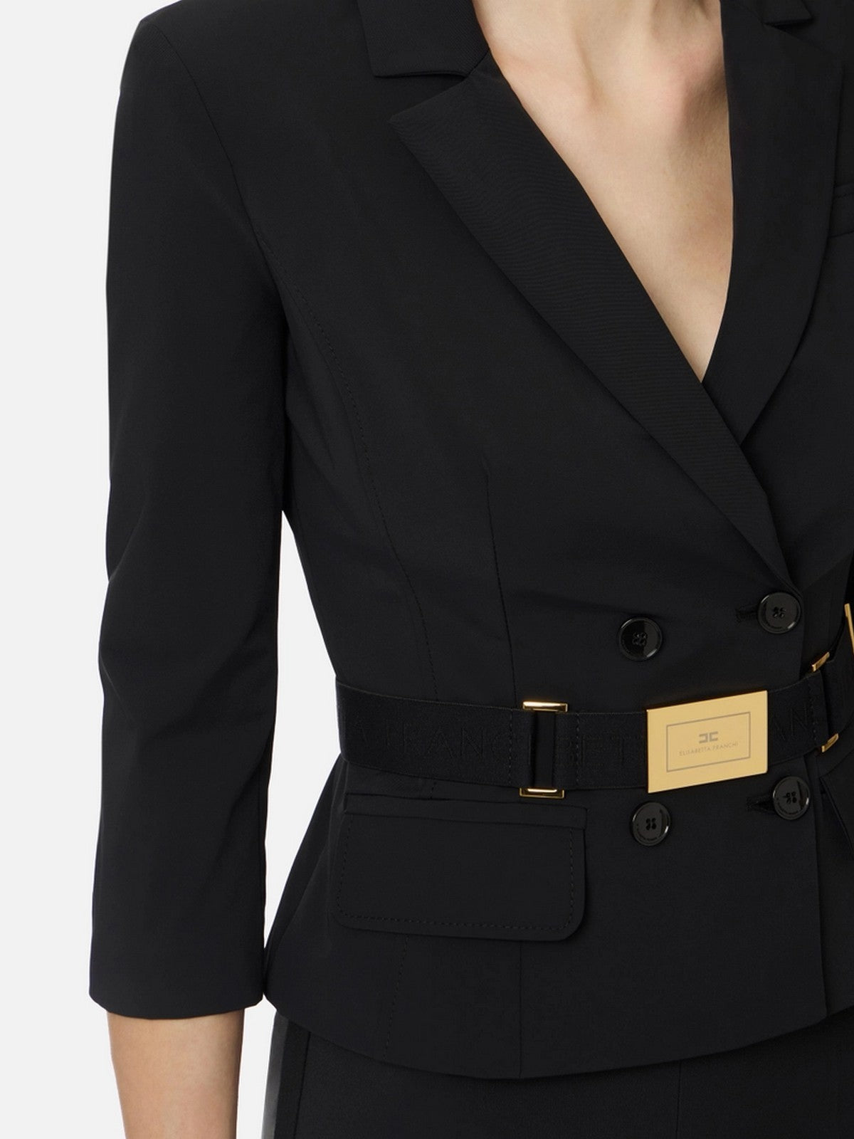 ELISABETTA FRANCHI Giacca Donna  GI22461E2 110 Nero