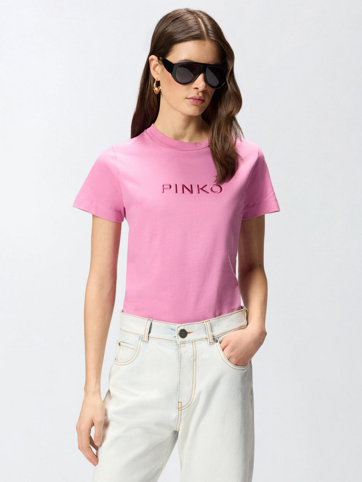 PINKO T-shirt Donna START T-SHIRT 101752-A339 Q48 ROSA - DI MAGGIO
